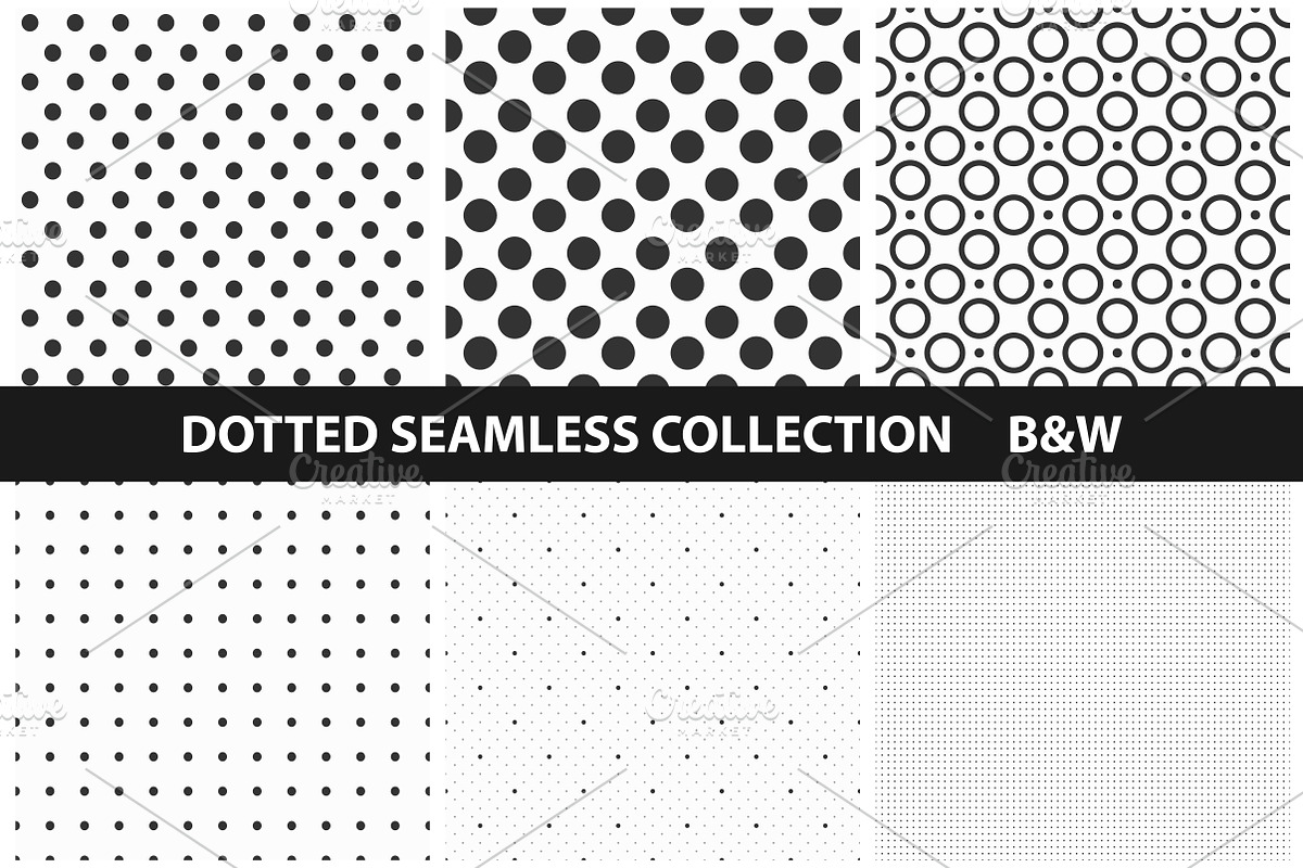Dotted Seamless Patterns in Patterns - product preview 8