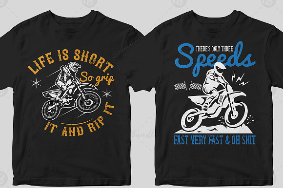 50 Editable Motocross T shirt Design in Illustrations - product preview 2