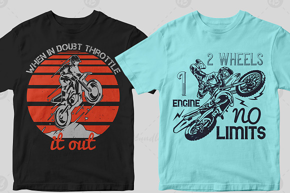 50 Editable Motocross T shirt Design in Illustrations - product preview 4