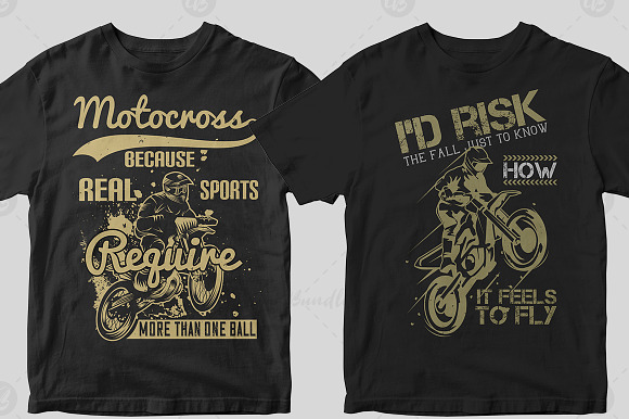 50 Editable Motocross T shirt Design in Illustrations - product preview 5