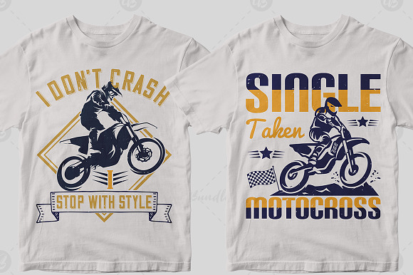 50 Editable Motocross T shirt Design in Illustrations - product preview 6