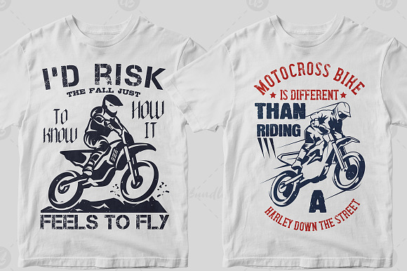 50 Editable Motocross T shirt Design in Illustrations - product preview 8