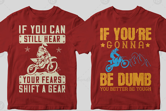50 Editable Motocross T shirt Design in Illustrations - product preview 15