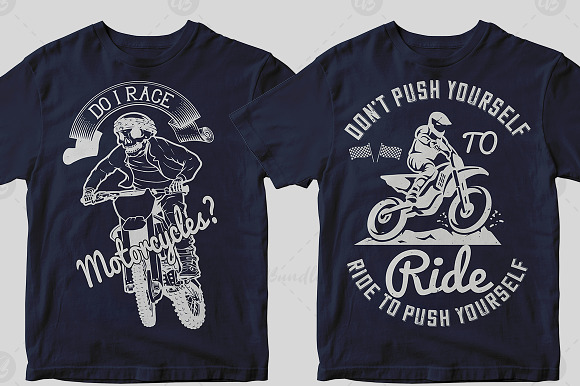 50 Editable Motocross T shirt Design in Illustrations - product preview 18