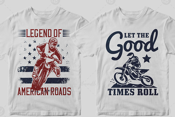 50 Editable Motocross T shirt Design in Illustrations - product preview 19