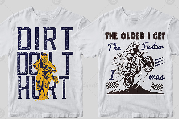50 Editable Motocross T shirt Design in Illustrations - product preview 22