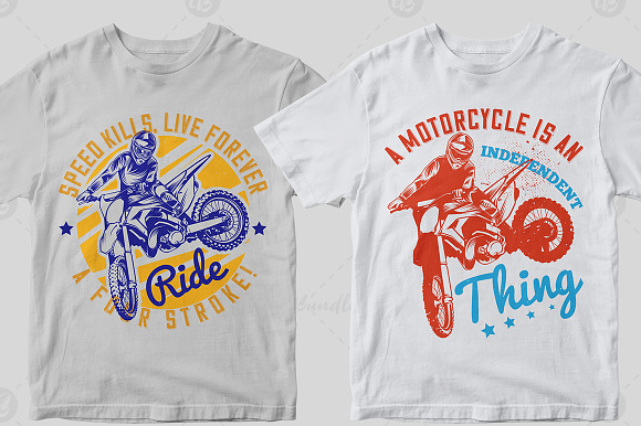 50 Editable Motocross T shirt Design in Illustrations - product preview 24