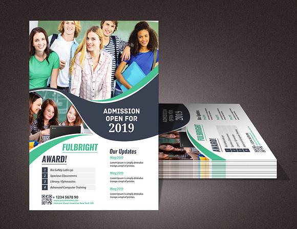 Education Flyer in Flyer Templates - product preview 2