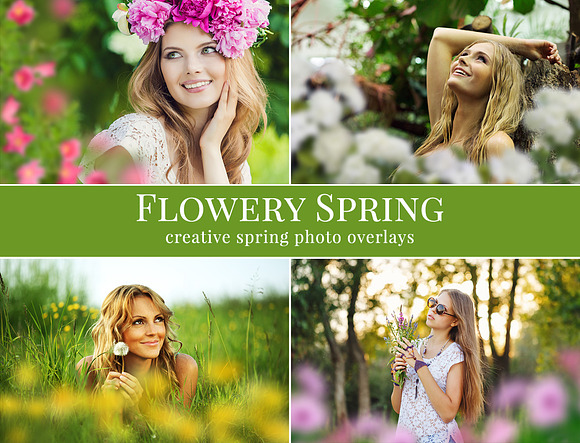 Spring Photo Overlays bundle in Add-Ons - product preview 5