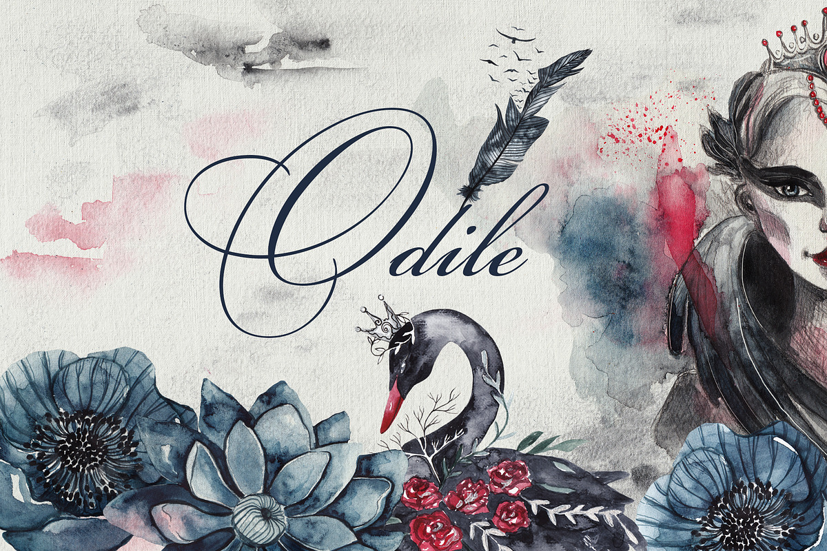Odile. Black Swan collection in Illustrations - product preview 8