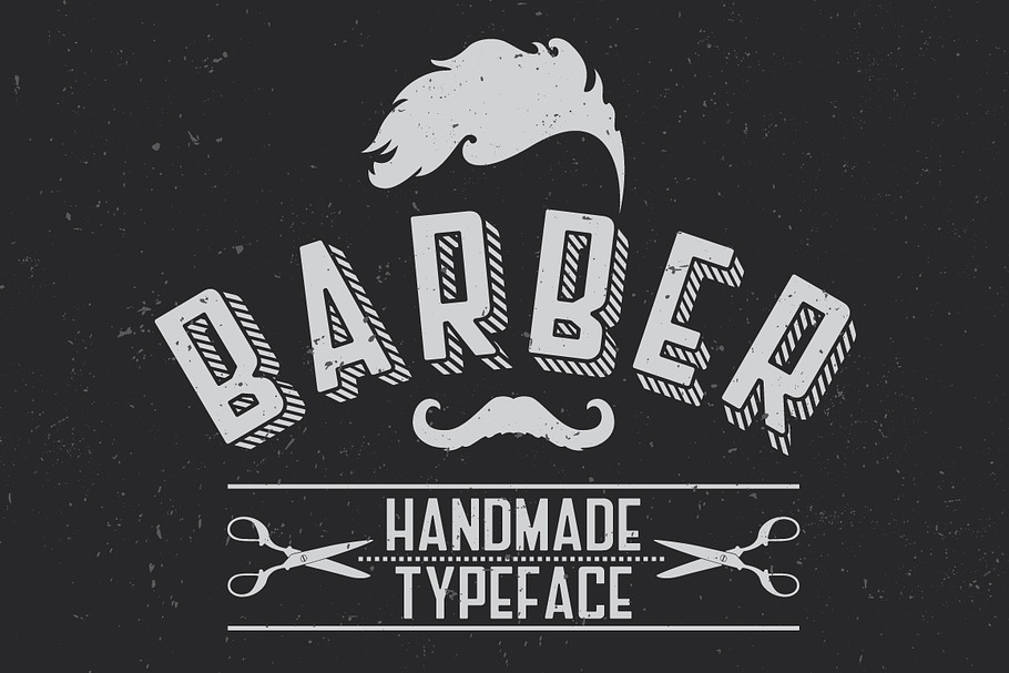 Barber Label Typeface in Display Fonts - product preview 8