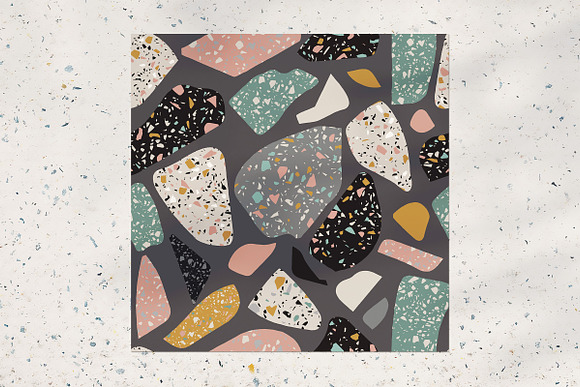 Abstract terrazzo seamless pattern in Patterns - product preview 1