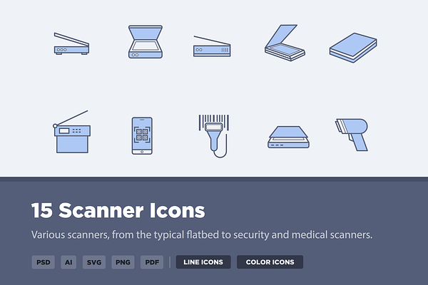 15 Scanner Icons