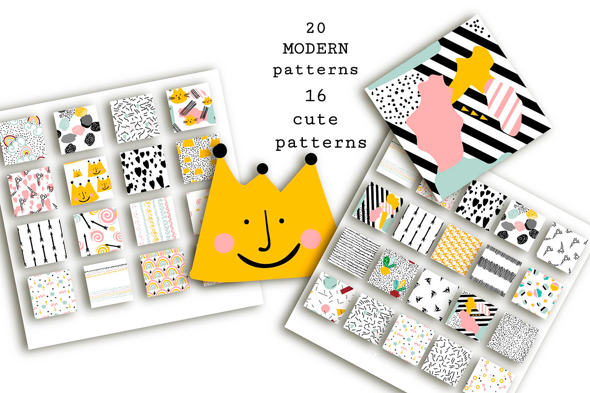 Collection of MODERN & CUTE patterns in Patterns - product preview 8