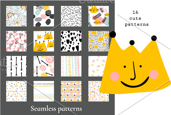 Collection of MODERN & CUTE patterns in Patterns - product preview 2