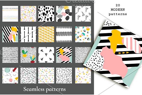 Collection of MODERN & CUTE patterns in Patterns - product preview 3