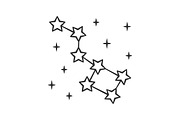 Constellation linear icon