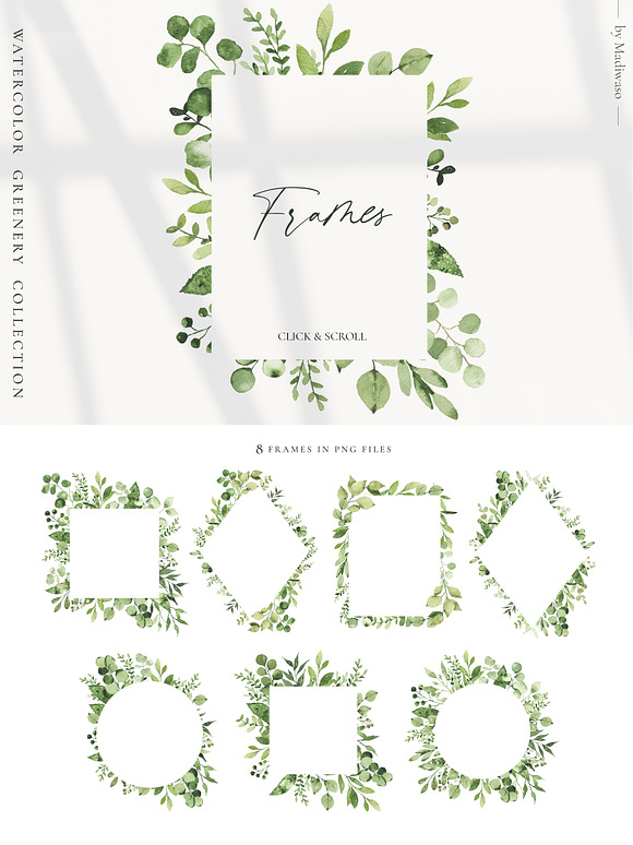 Spring Foliage greenery leaves in Illustrations - product preview 2