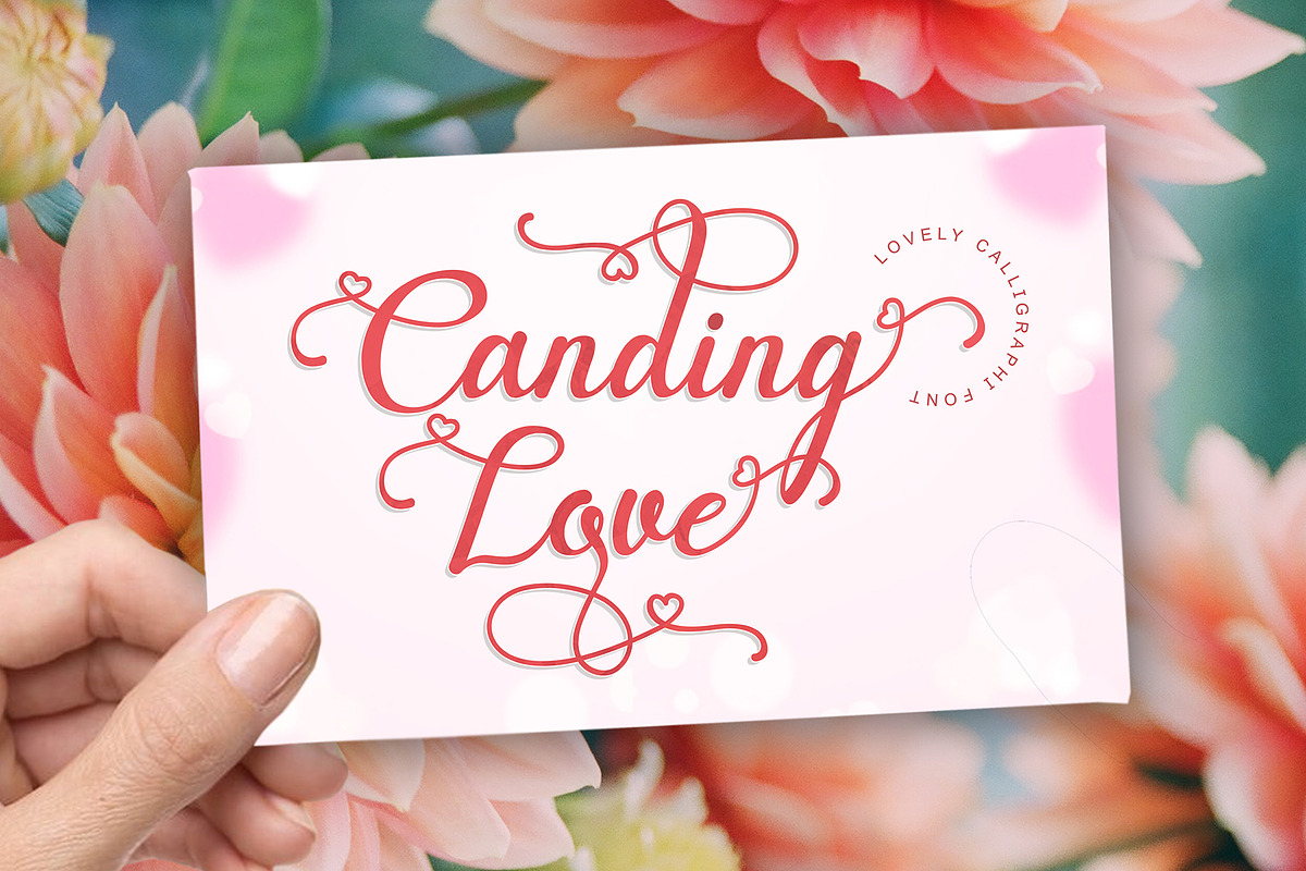 Canding Love - Script Font in Script Fonts - product preview 8