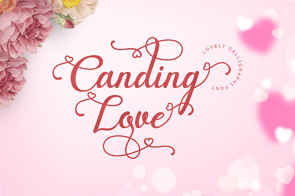 Canding Love - Script Font in Script Fonts - product preview 1