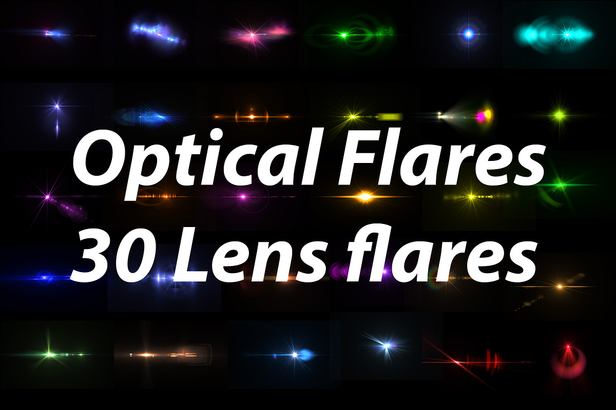 Optical Flares - 30 Lens flares V3 in Objects - product preview 8