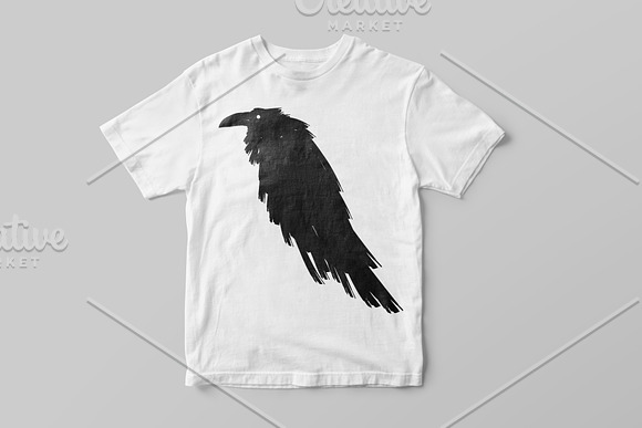 Big Black Raven. in Illustrations - product preview 1