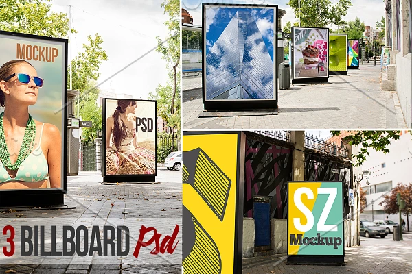Billboard city PSD