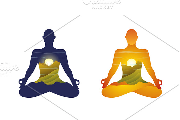 Yoga & Meditation graphic collection in Illustrations - product preview 3