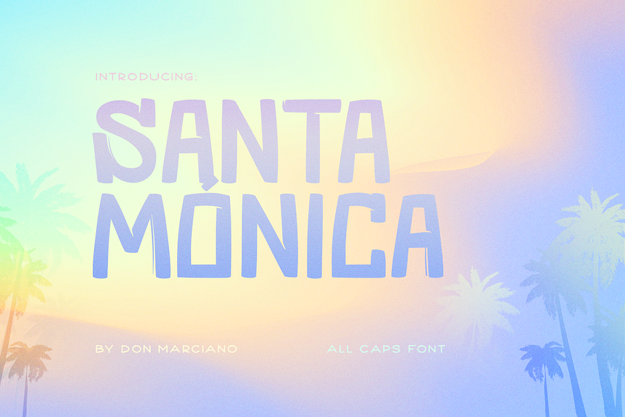 Santa Monica Cool Font in Display Fonts - product preview 8