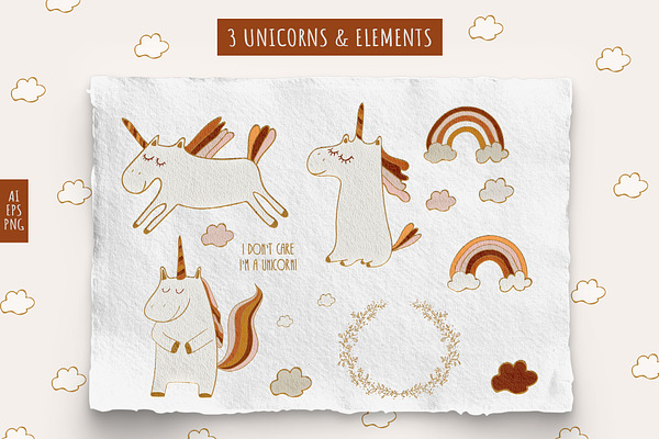 Unicorns set