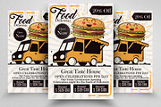 Fast Food Home Delivery Flyer