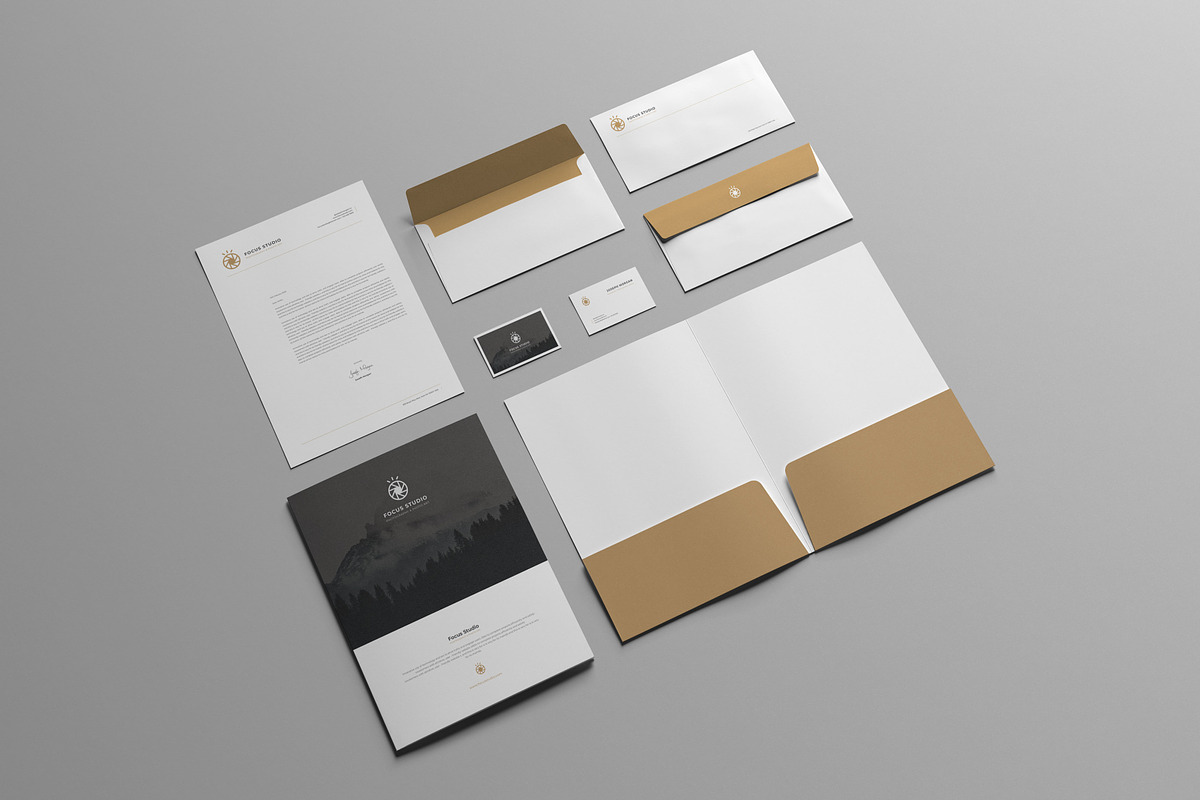 Corporate Identity - Photo Studio in Stationery Templates - product preview 8