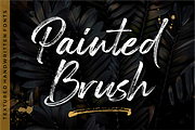 Painted Brush Fonts + Update
