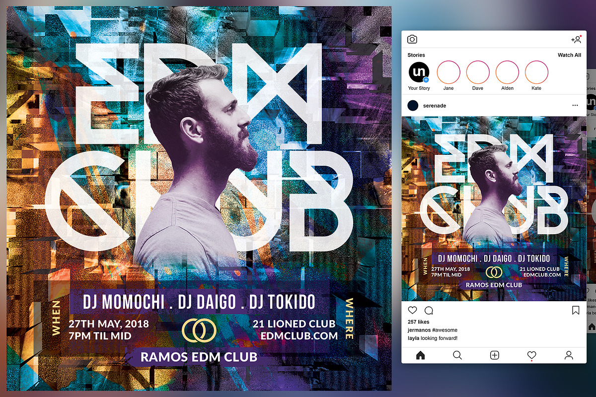 EDM Club Flyer in Flyer Templates - product preview 8