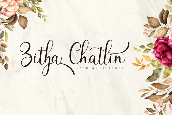 Latisha in Script Fonts - product preview 2