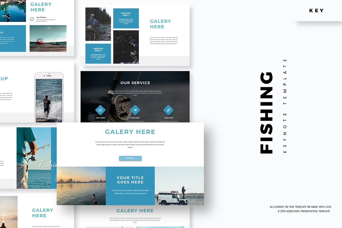 Fishing - Keynote Template in Keynote Templates - product preview 8