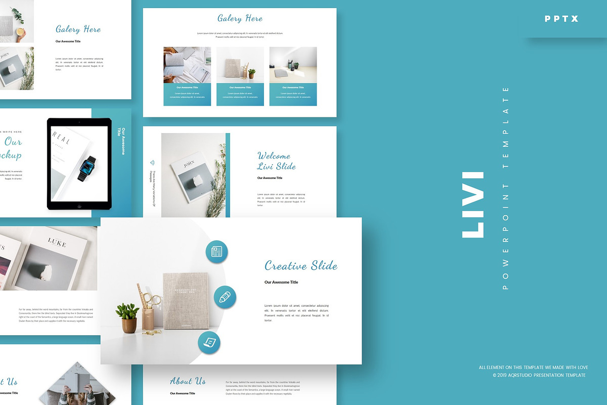 Livi - Powerpoint Template in PowerPoint Templates - product preview 8