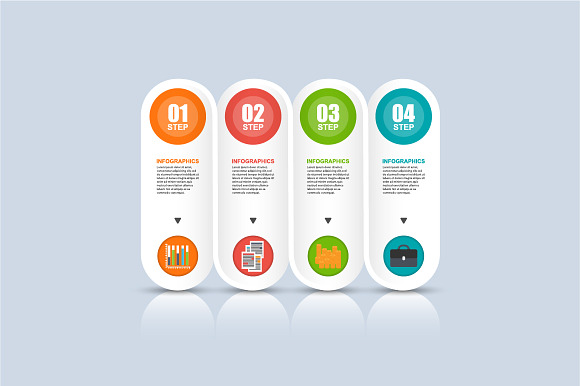 Bundle of Business Infographic in Presentation Templates - product preview 8