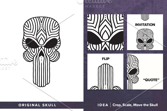 100 Decorative Skulls in Illustrations - product preview 3