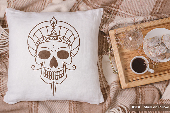 100 Decorative Skulls in Illustrations - product preview 12