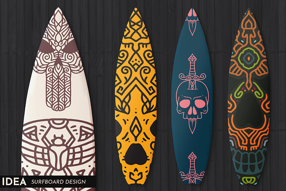 100 Decorative Skulls in Illustrations - product preview 26