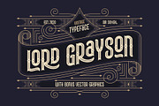 Lord Grayson font and template