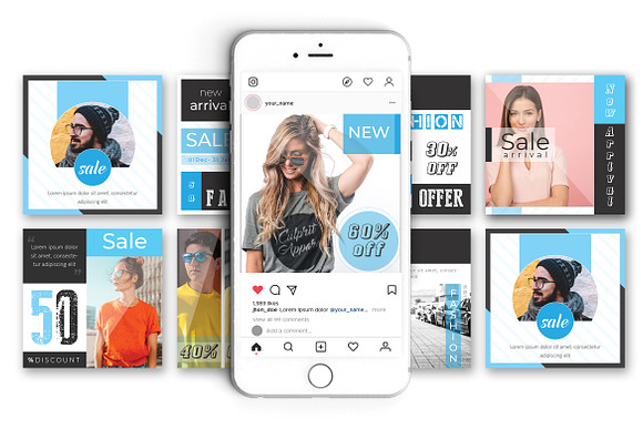 Best Social Banner For Fashion in Instagram Templates - product preview 2