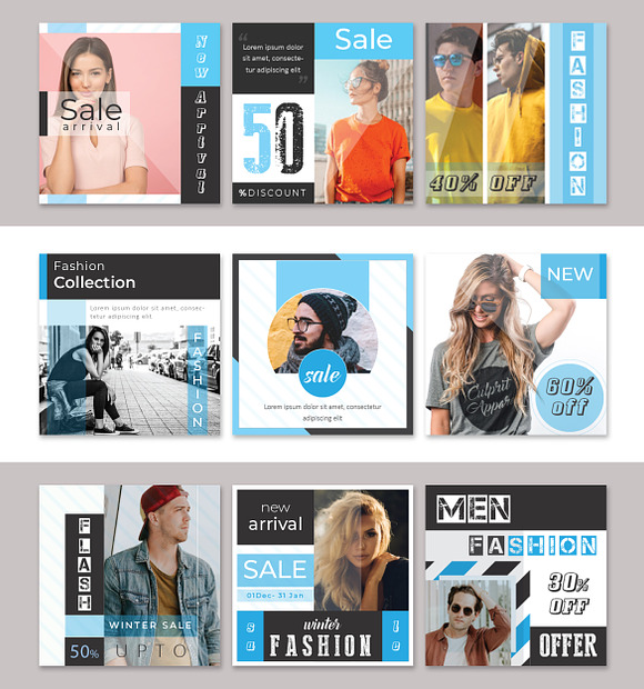 Best Social Banner For Fashion in Instagram Templates - product preview 5
