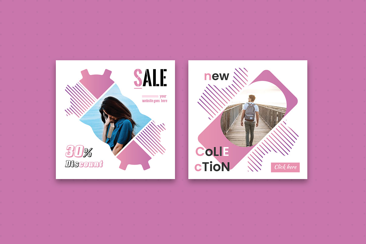 Instagram Fashion Social Media Pack in Instagram Templates - product preview 8