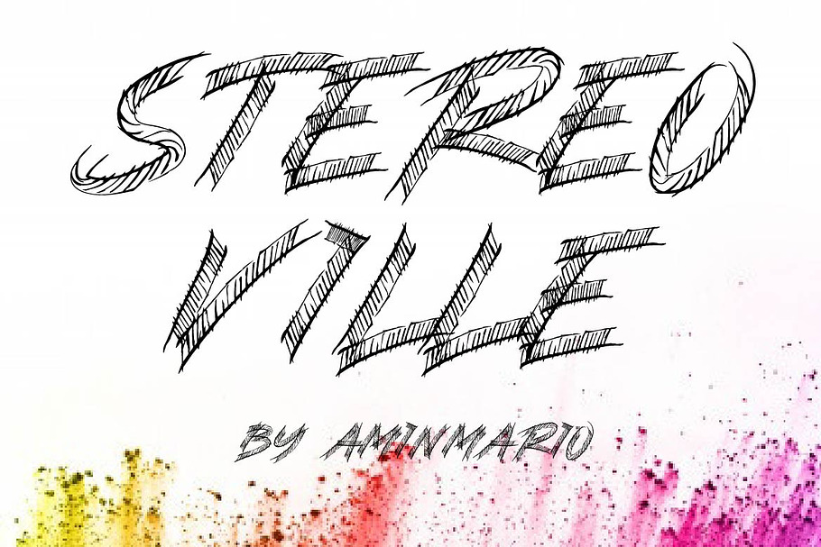 STEREO VILLE in Blackletter Fonts - product preview 8