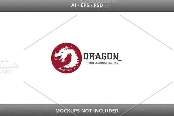 Dragon v.2 Logo in Logo Templates - product preview 2