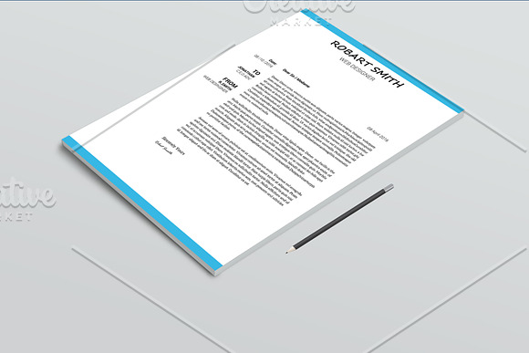 Clean Resume Bundle in Letter Templates - product preview 5