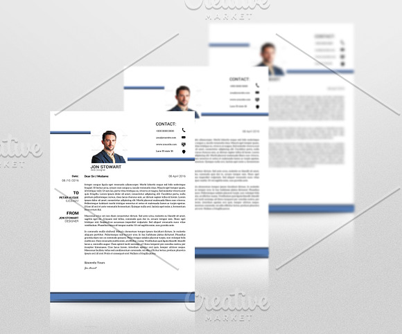 Clean Resume Bundle in Letter Templates - product preview 7