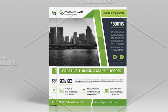 Corporate Flyer Bundle - V1191 in Flyer Templates - product preview 1